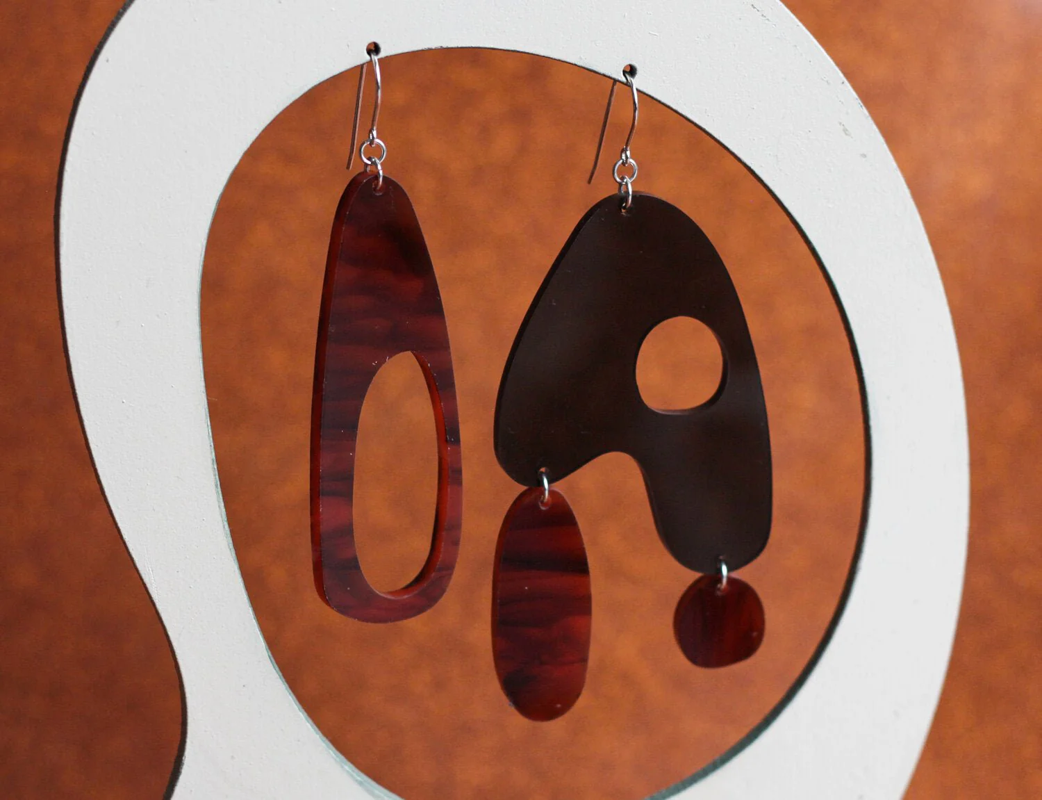 Nic Nac Fraternal Earrings (Multiple Colours) - Image 3