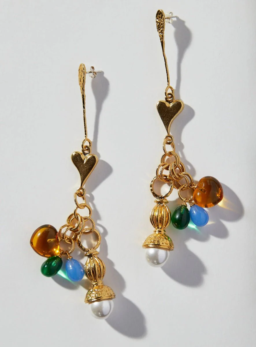 Par Ici Fête Earrings - Gold or Rhodium (In-Store)