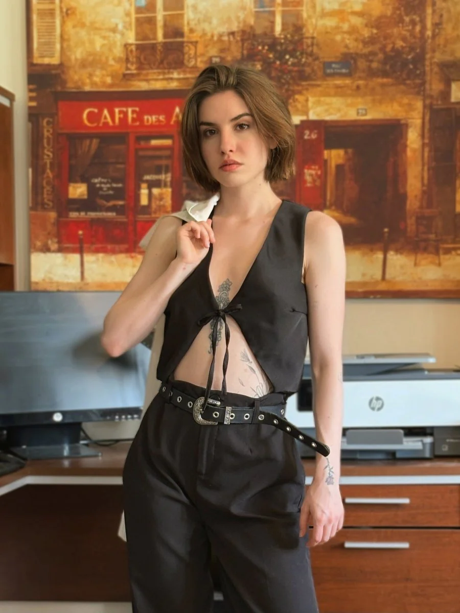 Rennie Petalo de Rosa Vest (Blazing Black) - Image 12