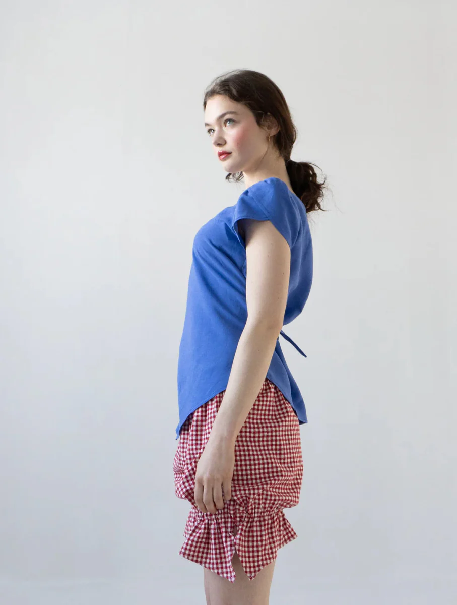 Rightful Owner Clara Blouse (Sapphire Blue) - Image 2