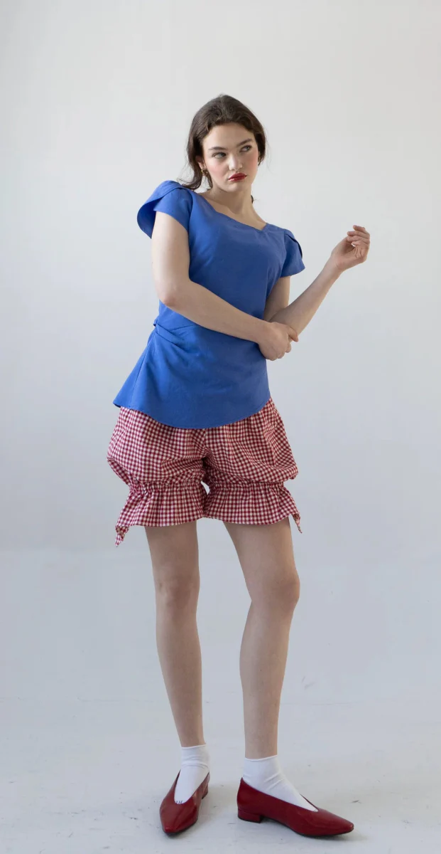 Rightful Owner Clara Blouse (Sapphire Blue) - Image 3