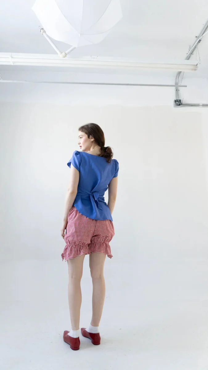 Rightful Owner Clara Blouse (Sapphire Blue) - Image 5