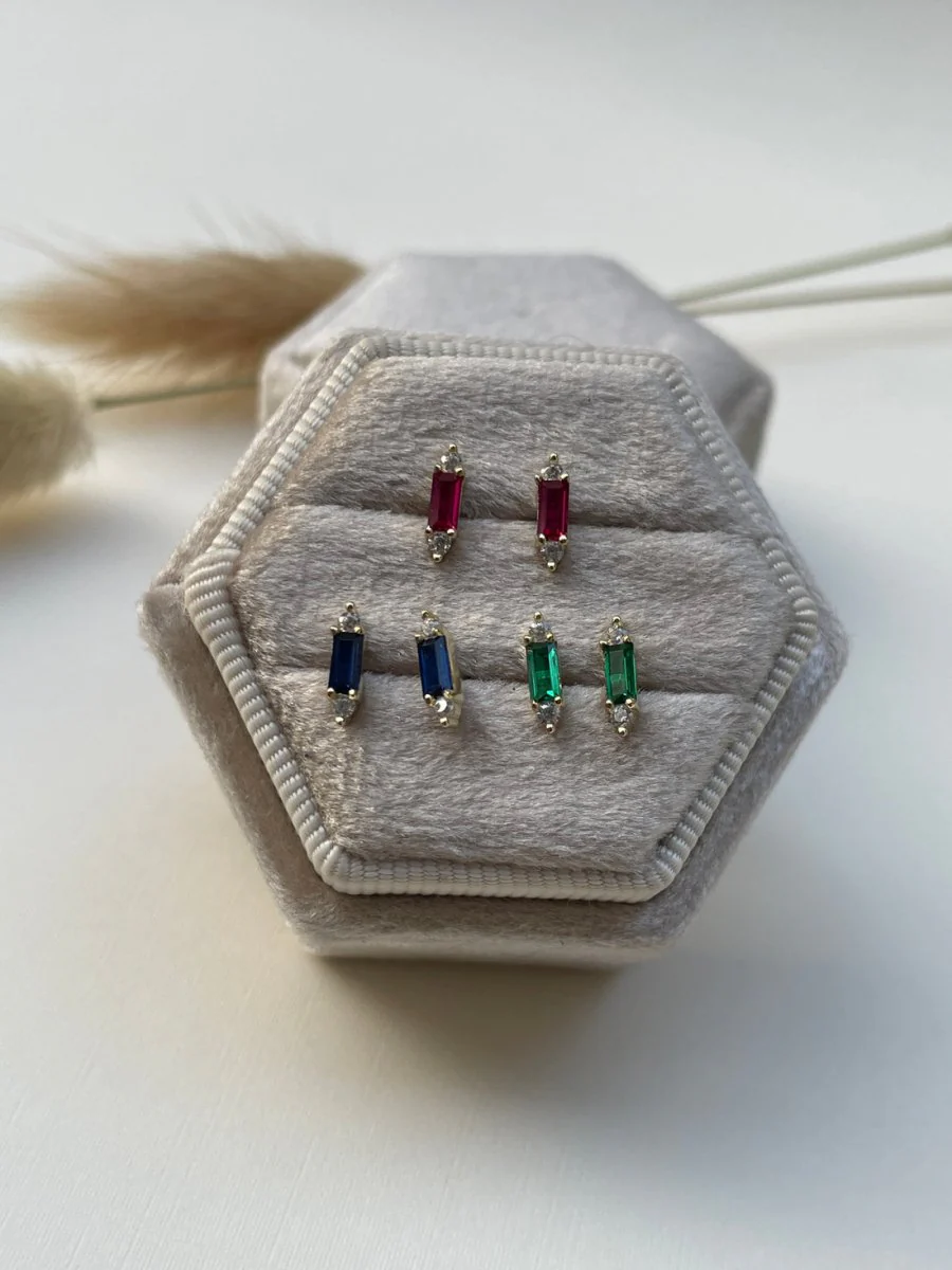 Second Aura Gemstone Kiona Studs