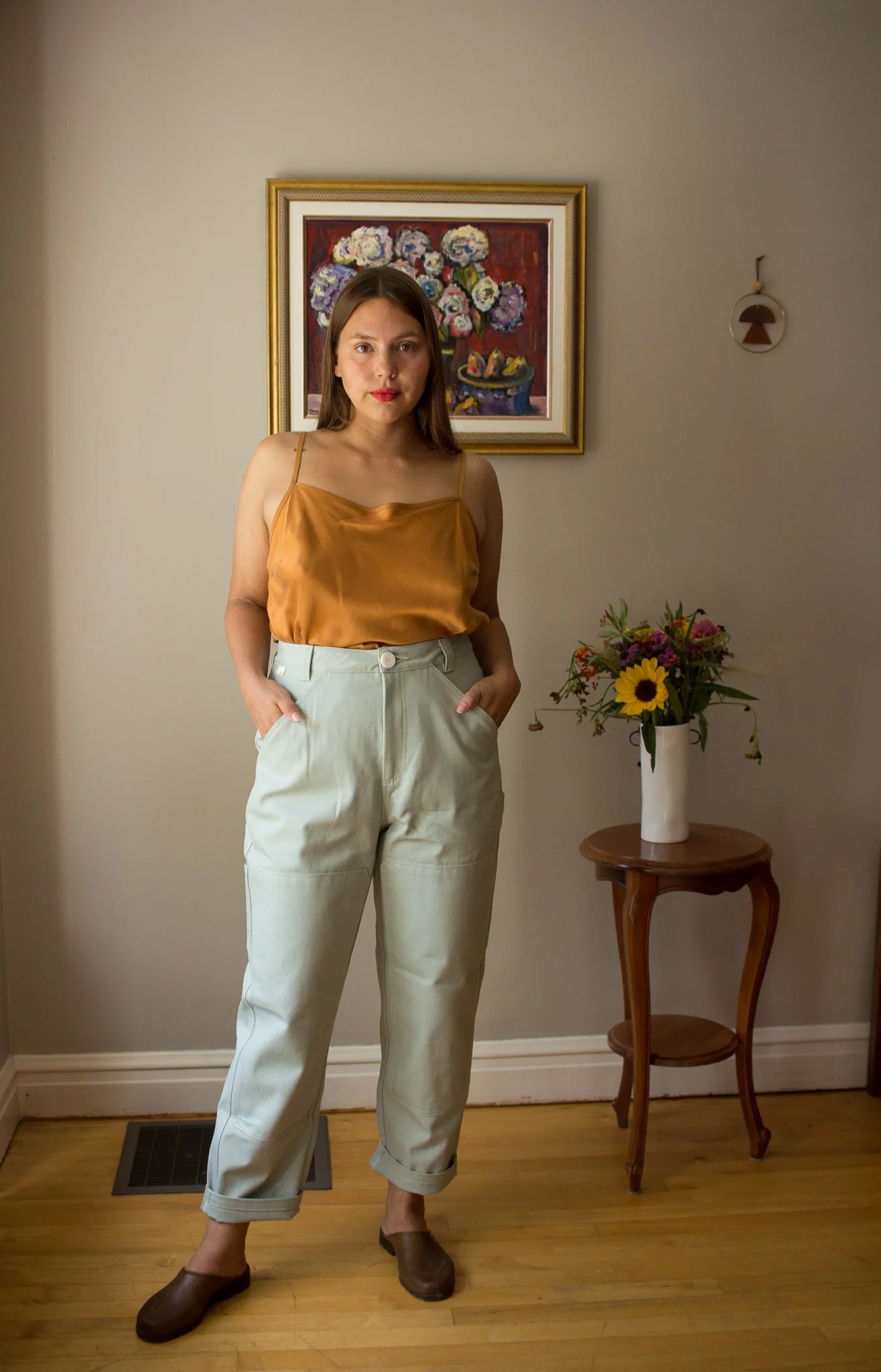 Shelter Silk Tank (Coffee) - Image 5