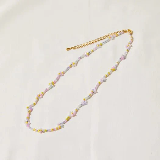 Sisaret Daisy Chain Necklace (Rainbow or Pastel) - Image 6