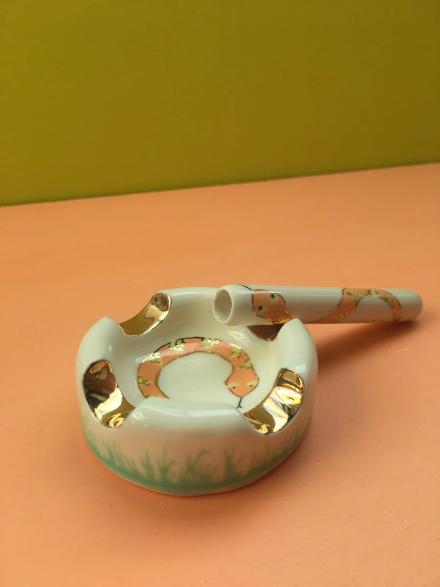 Taylor Made Ceramic Smoke Ware (Ashtrays & Pipes) - Image 8