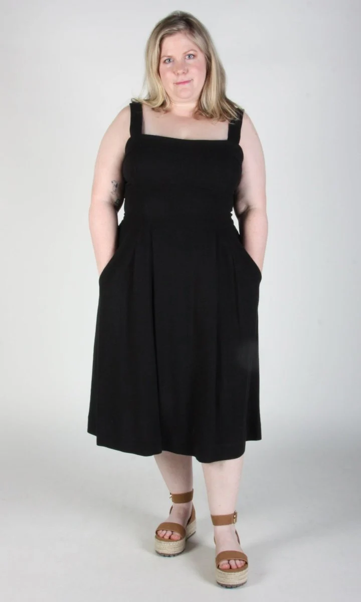 Birds of North America Thornbill Dress - Black (Online Exclusive) - Image 7