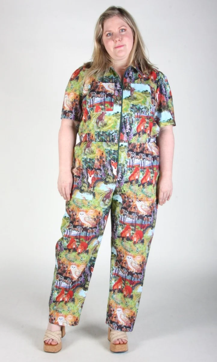 Birds of North America Twillick Jumpsuit - Hedgerow (In-Store) - Image 6