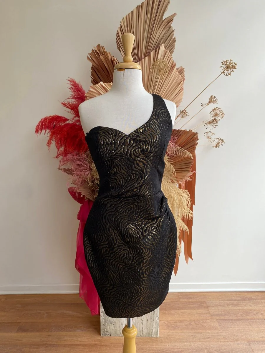 Valerie Dumaine Archive - Dress (Gunmetal or Gold) - Image 4