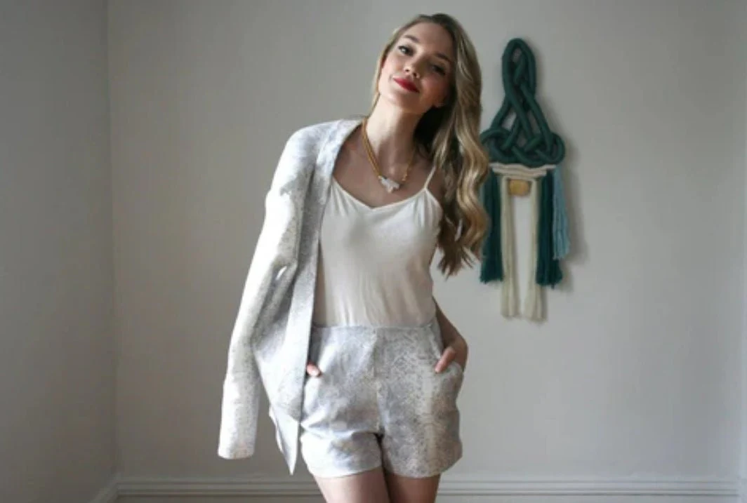 Valerie Dumaine Archive - Snake Print Shorts - Image 2