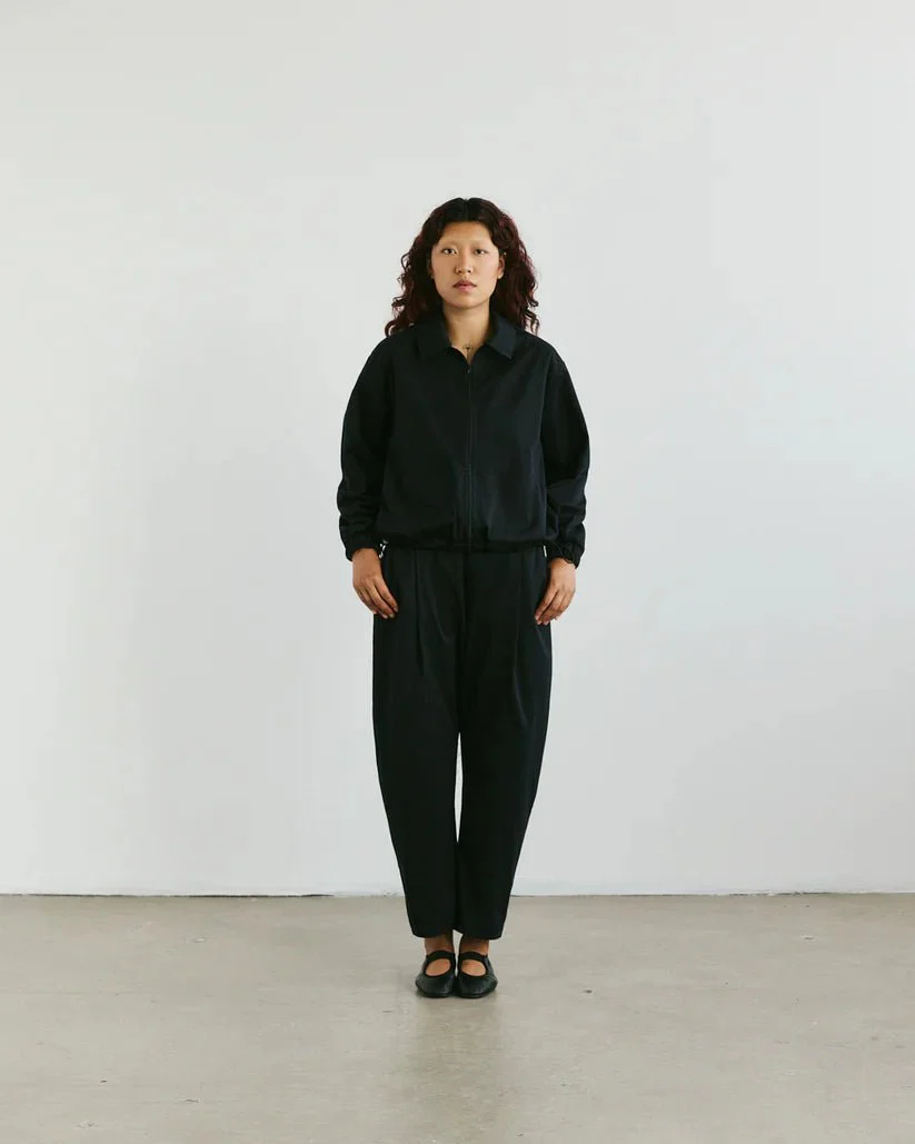Veri Claire Zip Up Shirt (Black) - Image 11