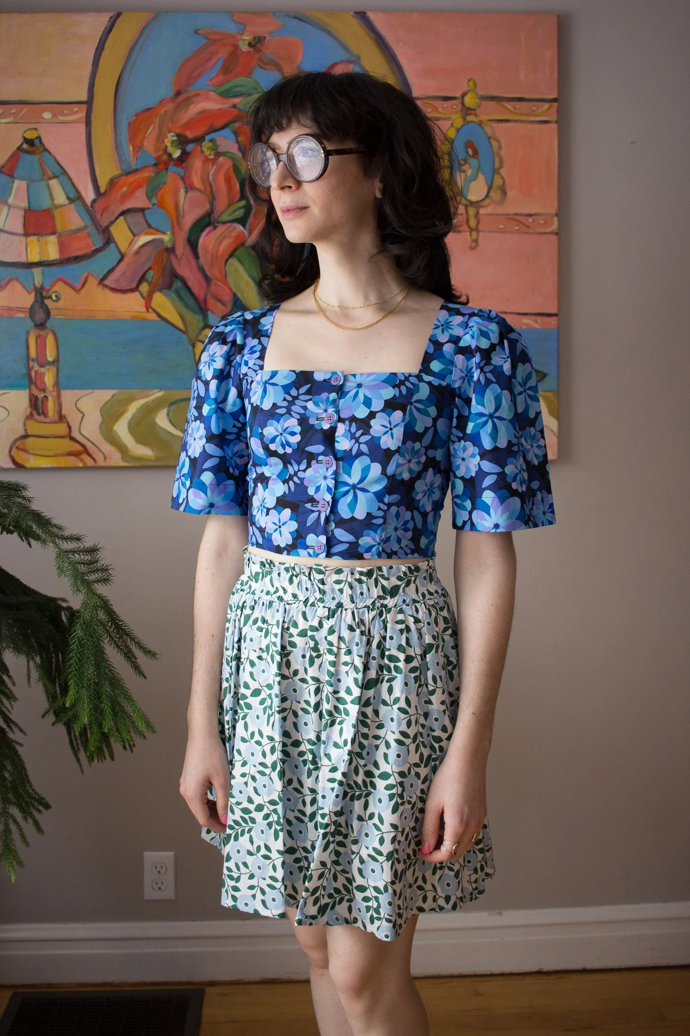 Vintage Victoire Birds of North America Dunk-A-Doo Top - Larkspur - 6 - Image 3