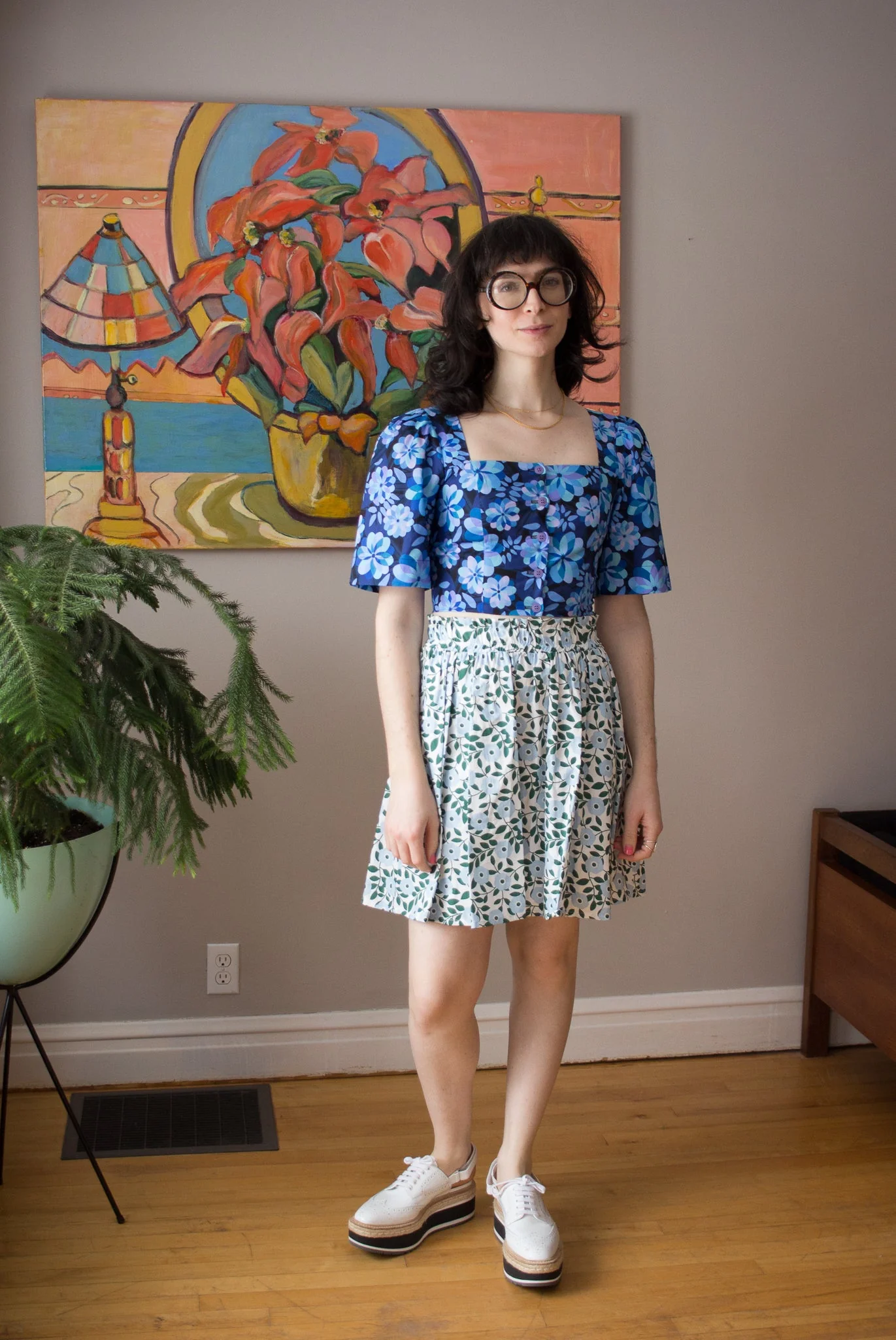 Vintage Victoire Birds of North America Dunk-A-Doo Top - Larkspur - 6 - Image 5