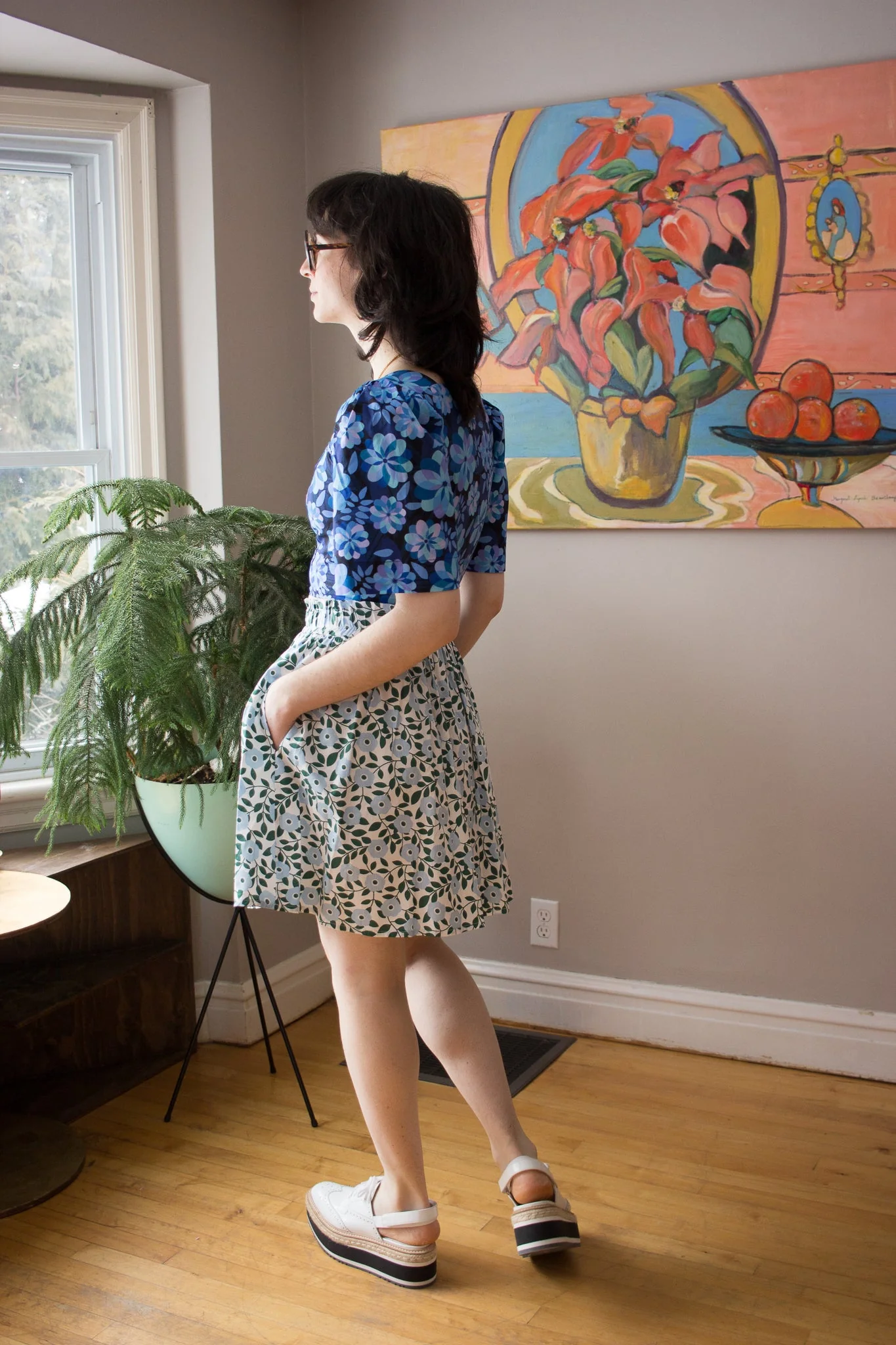 Vintage Victoire Birds of North America Dunk-A-Doo Top - Larkspur - 6 - Image 6