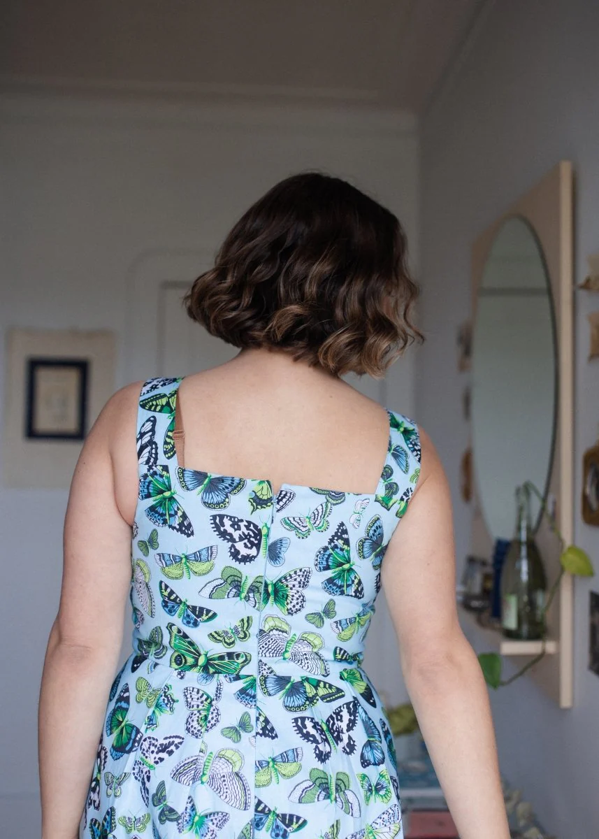 Vintage Victoire Birds of North America Myrmidon Dress - Butterflies - 6 - Image 11