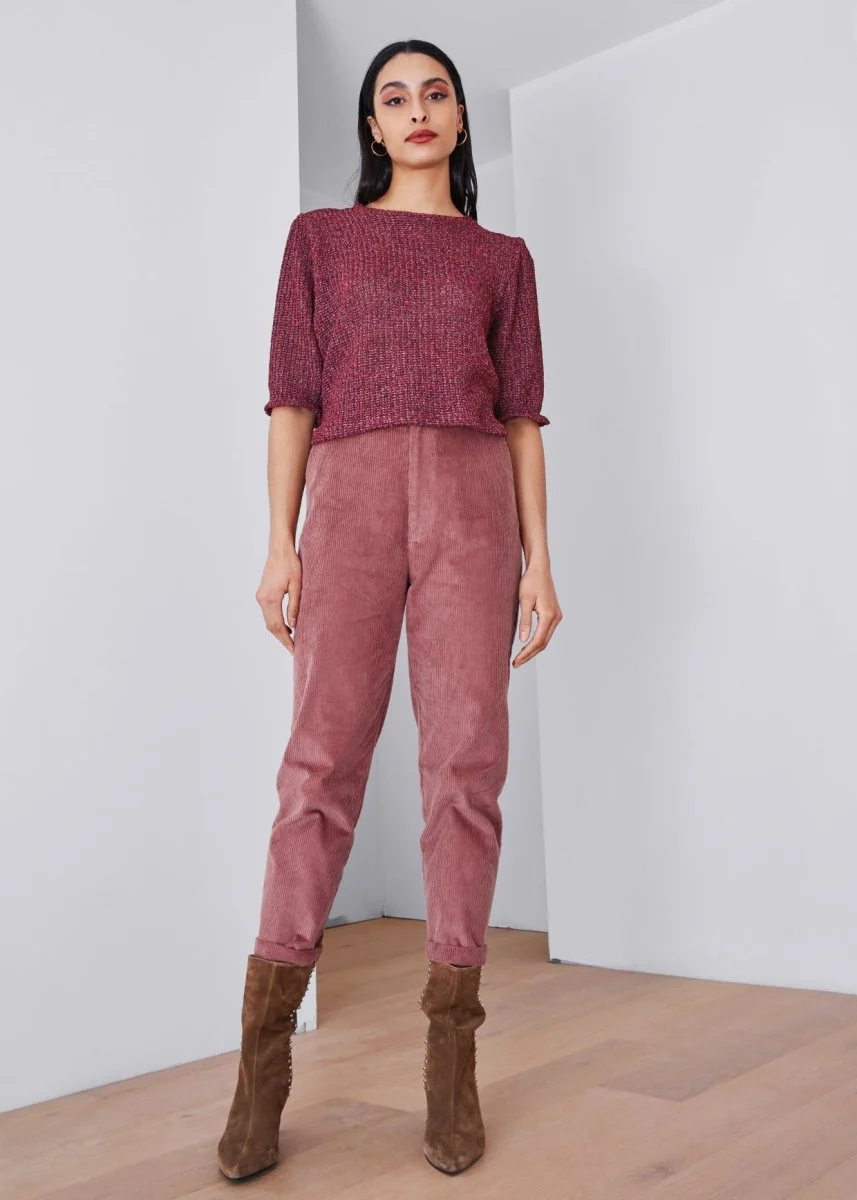 Vintage Victoire Dagg & Stacey Mona Pants (Rosewood) -4