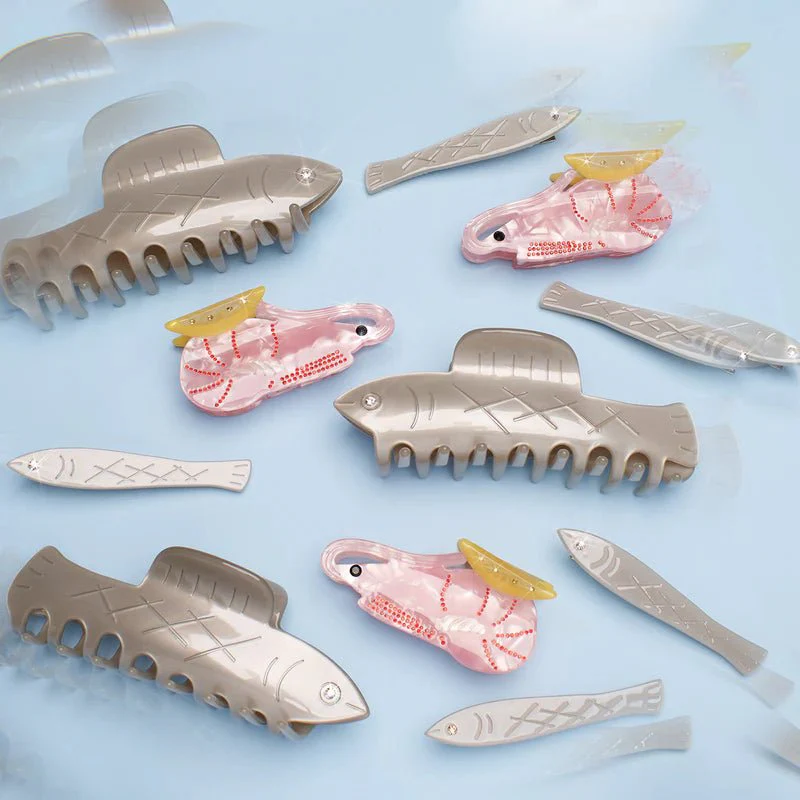 Winona Irene Cajun Shrimp Claw Clip - Image 7